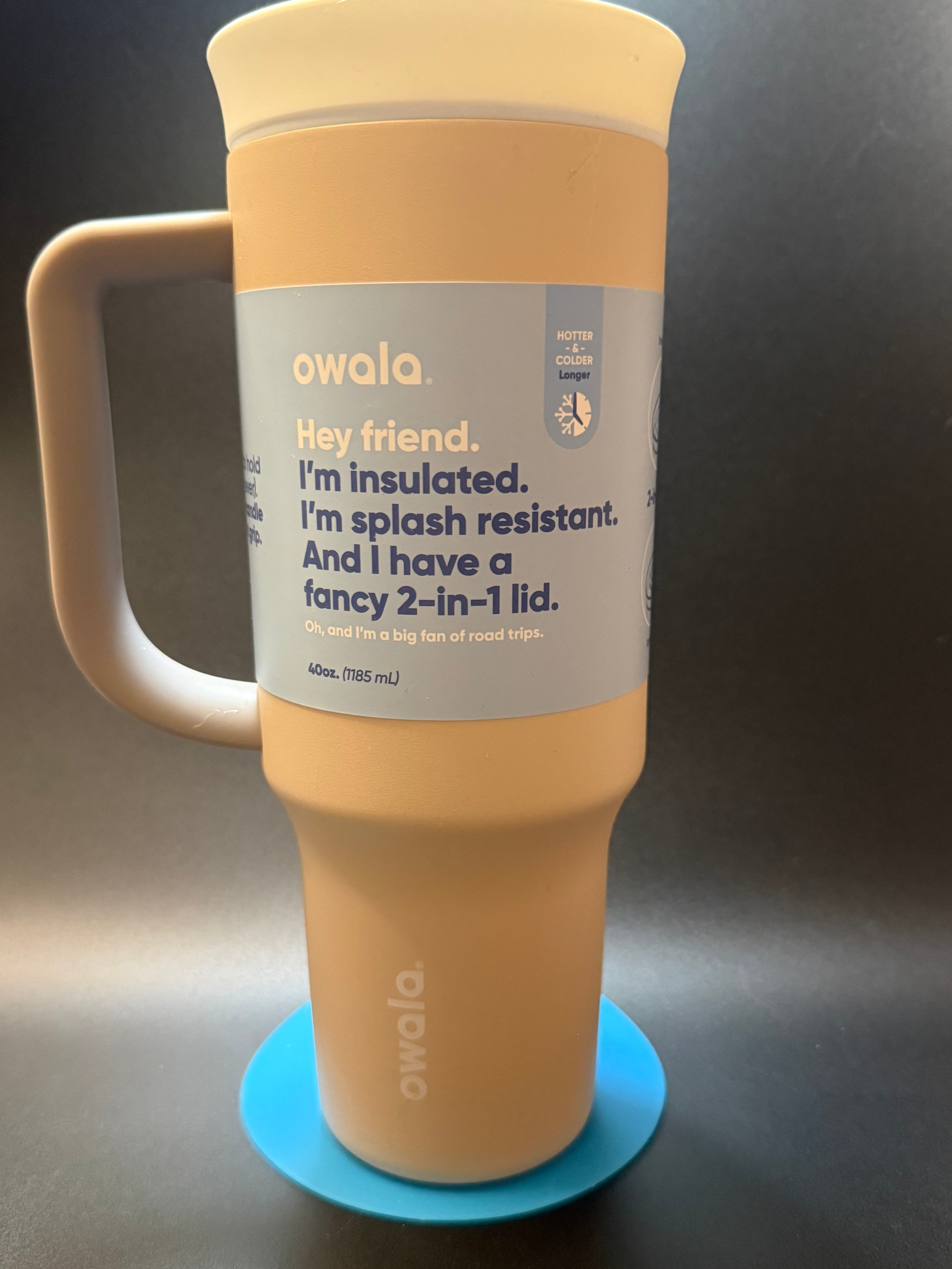 40oz Owala with handle- design it!